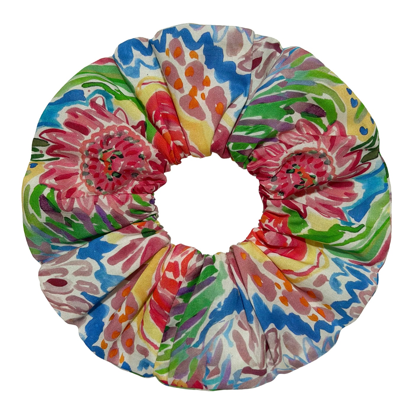 Women's Spring Commute Cotton Bubble Braid Hair Rope Multicolor Floral