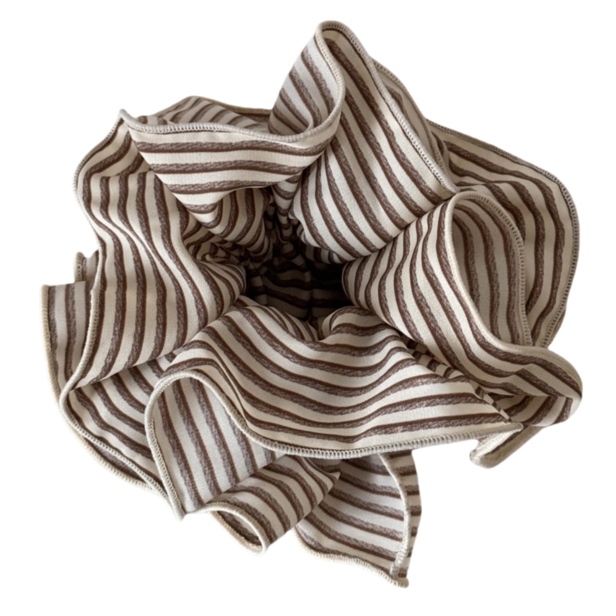 Women's Everyday Retro Cloth Hair Tie Accessory Black & White Striped