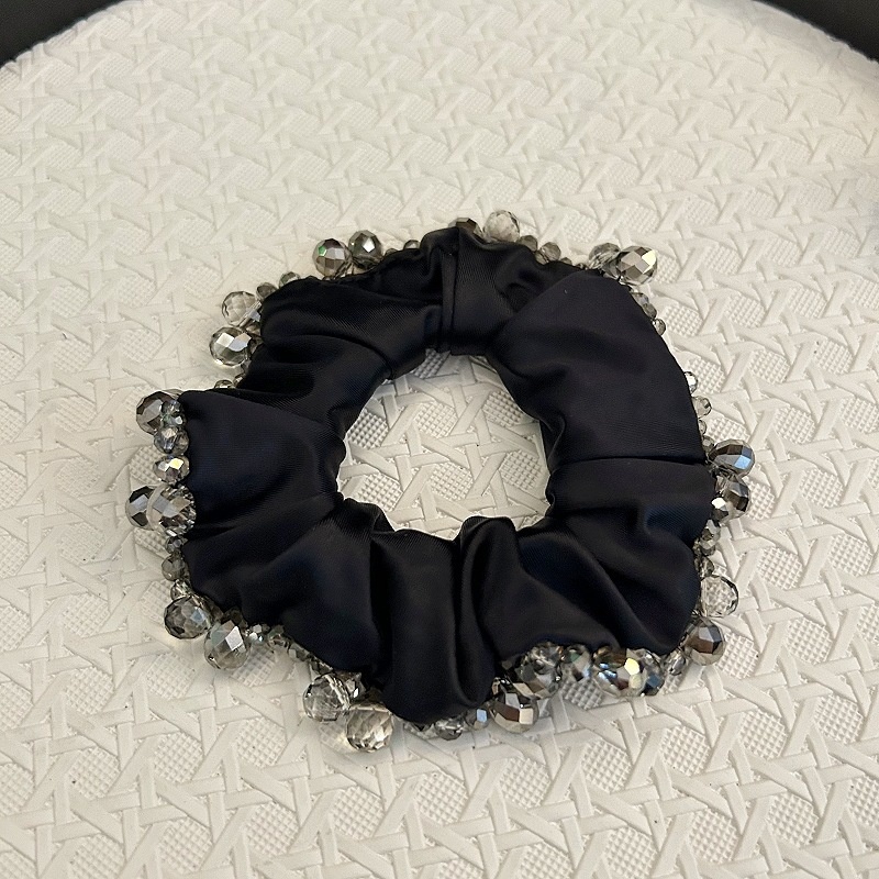 Women's Fairy Elastic Bubble Hair Tie Scrunchie Crystal Cloth