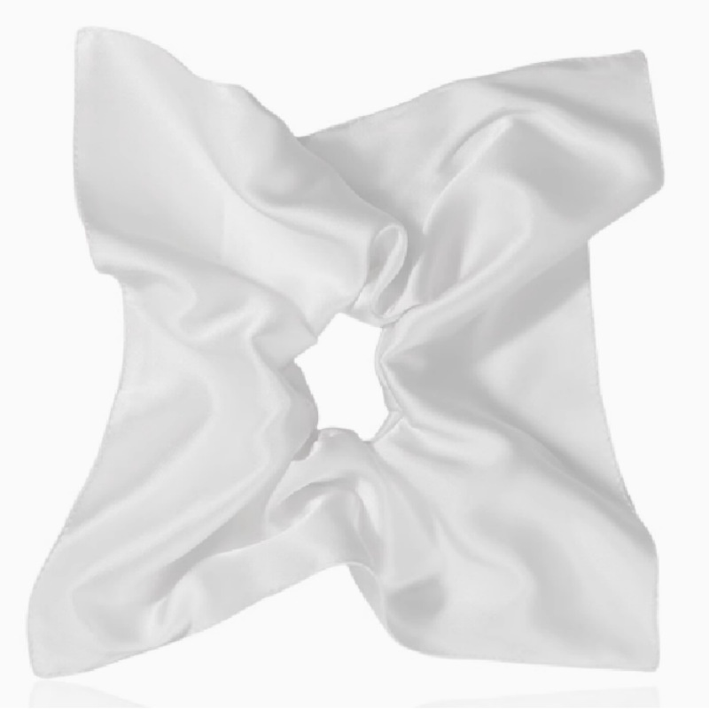 Women's Handmade Silk Windmill Hair Tie Elegant Spring Floral Headwear