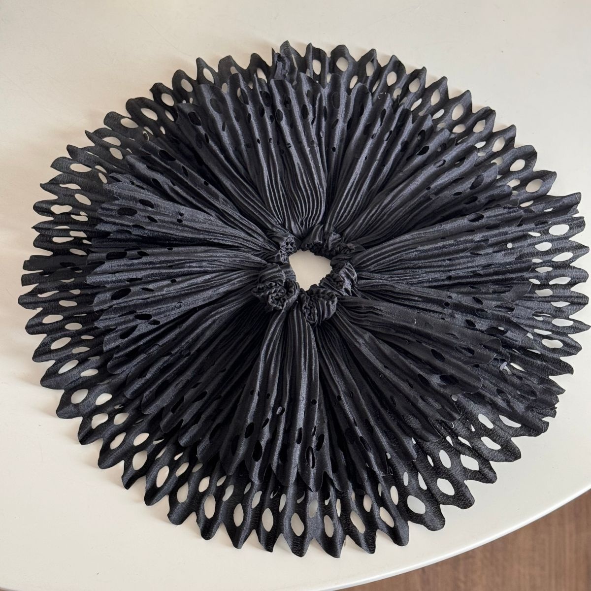 Women's Handmade Ballet Girl Hollowed-out Skirt Edge Double-layer Hair Tie