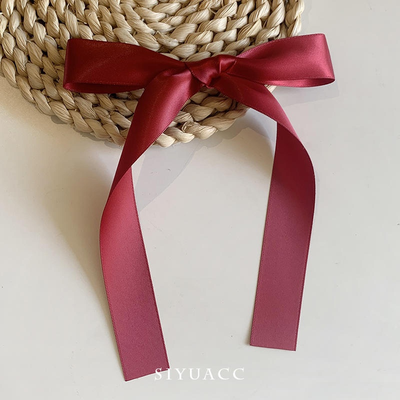 Women's Sweet Fabric Bowknot Hair Clip Daily Holiday Barrette