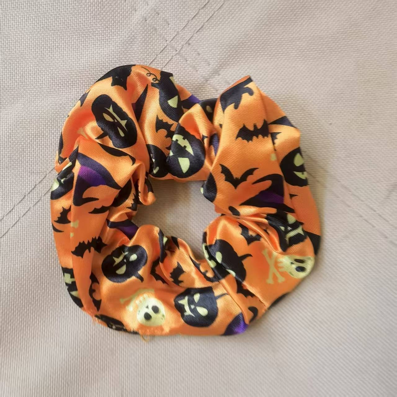 Women's Stylish Elastic Polyester Hair Bands Personalized Halloween Print