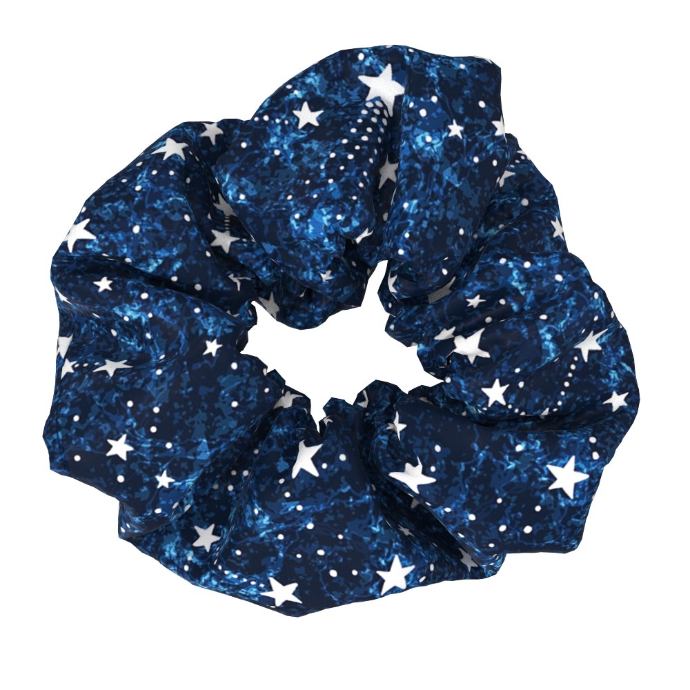 Women's Daily Handmade Fabric Hair Scrunchies Star Moon Floral
