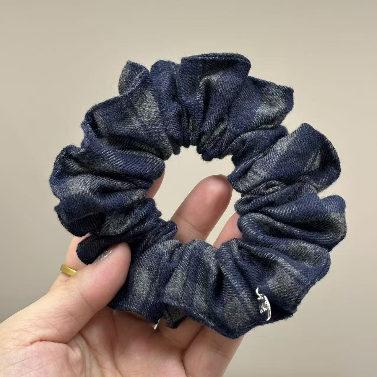 Women's Versatile Cotton Hair Scrunchies Ditsy Floral & Solid Color