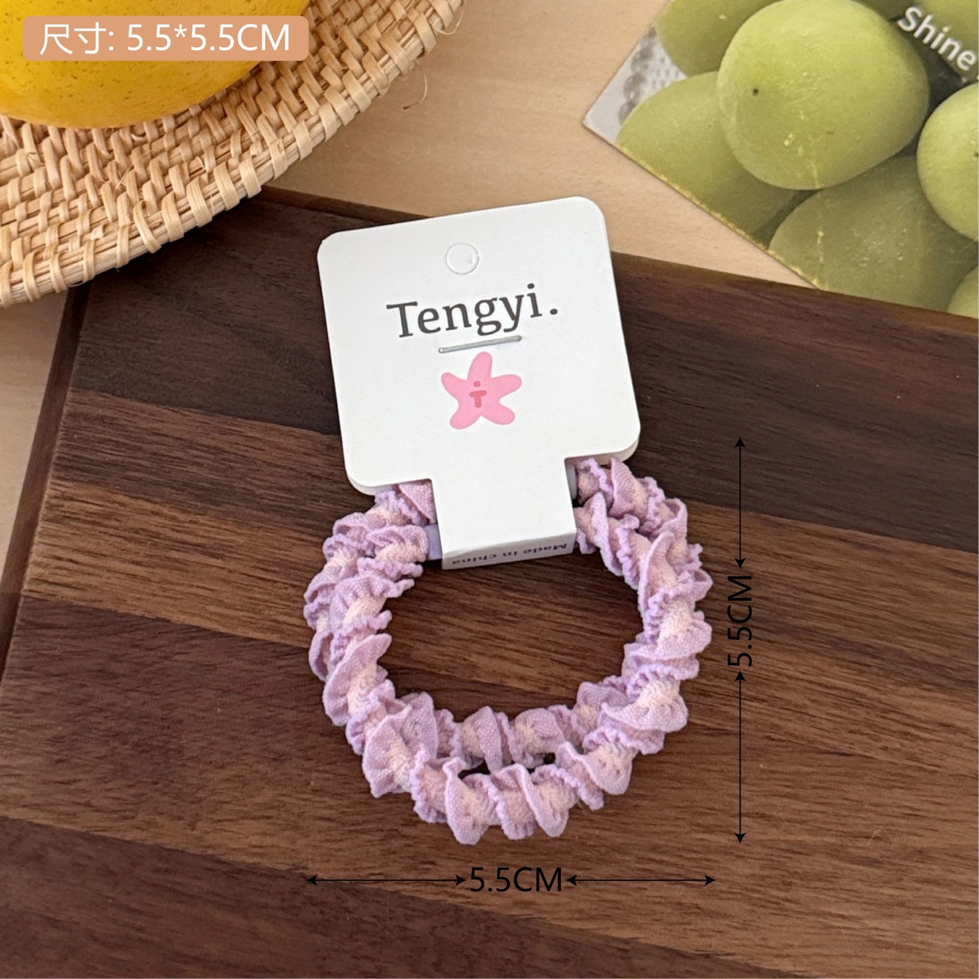 Girls High Elastic Rubber Ponytail Holder Hair Tie Colorful Fresh