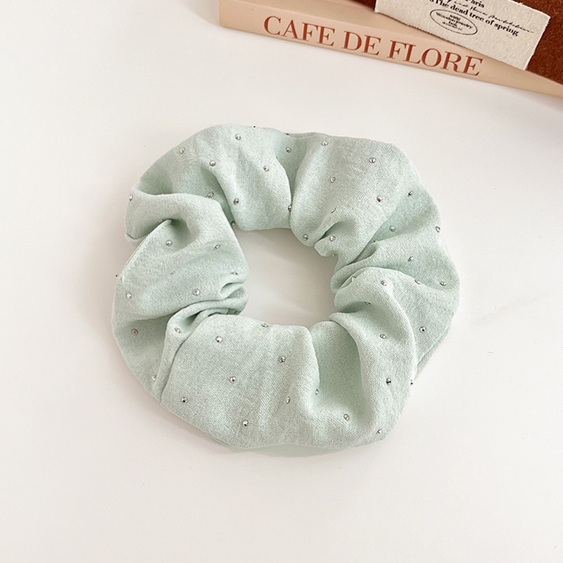 Women's Elegant Pleated Hair Tie Solid Color Classic Daily Scrunchie