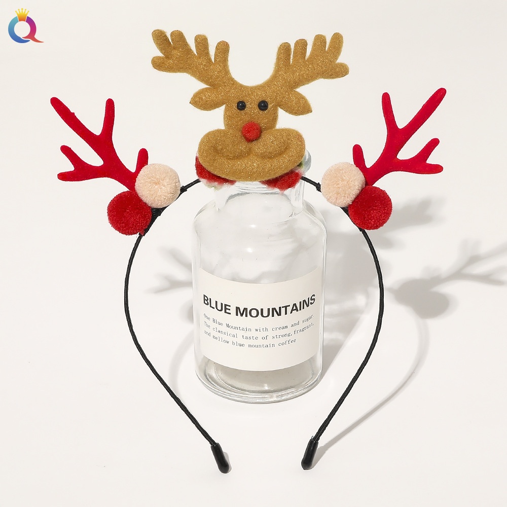 Women's Handmade Cloth Hair Tie Letter Pattern Fashion Christmas Accessory