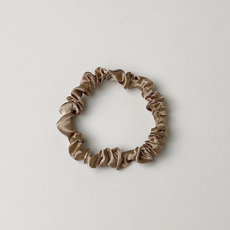 Women's Satin Scrunchie Hair Tie Rubber Band Ethnic Pig Flower Print