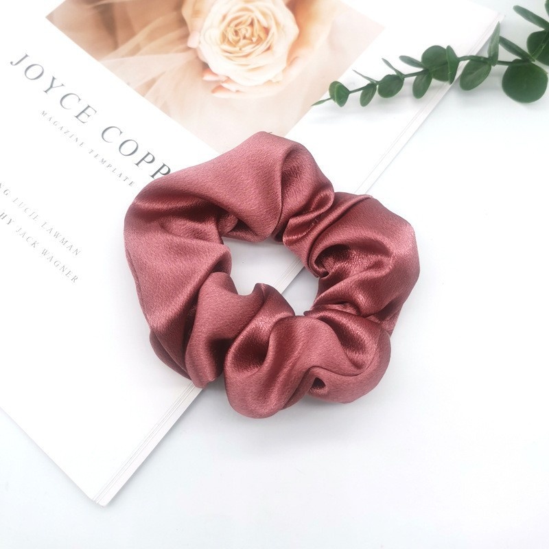 Women's Everyday Cloth Hair Tie Scrunchie Solid Color Patchwork