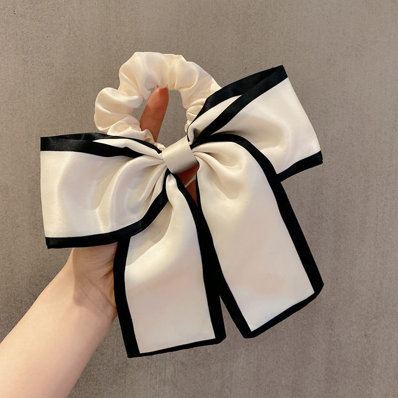 Women's Sweet Cloth Ribbon Hair Tie Spring Street Style Bow Knot
