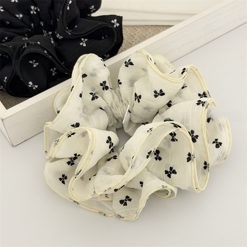 Women's Elegant Four-layer Lock Edge Bowknot Fabric Hairband Butterfly Tie