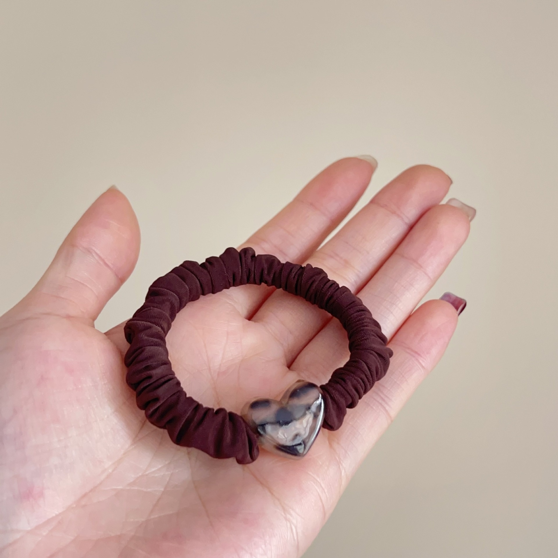 Women's Stylish Acrylic Hair Tie For Daily Wear Leopard Print