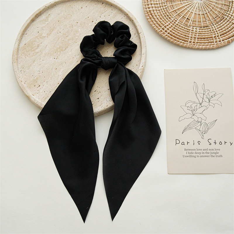 Women's Handmade Everyday Fabric Scrunchie Hair Tie Classic Solid Color