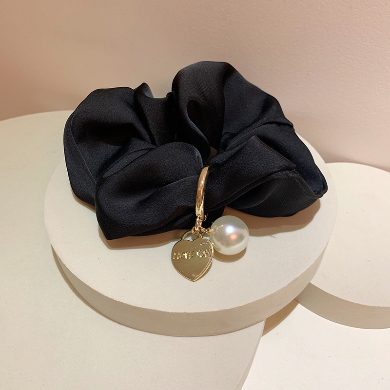 Women's Classic Daily Wear Cloth Hair Tie Scrunchie Solid Color