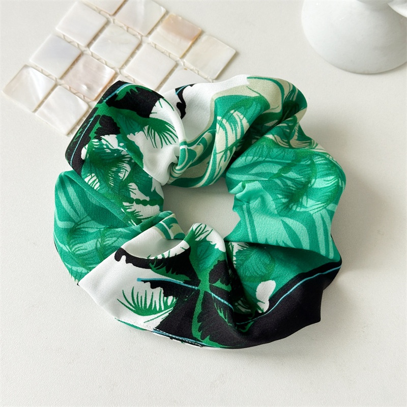 Women's Casual Holiday Handmade Cloth Hair Tie Summer Floral Print