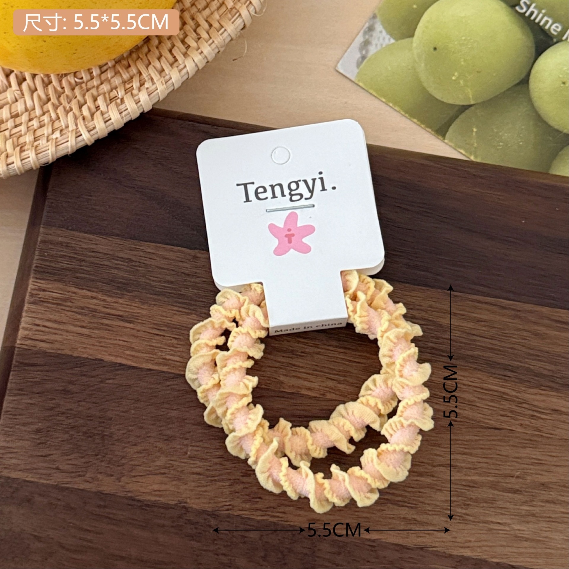 Girls High Elastic Rubber Ponytail Holder Hair Tie Colorful Fresh