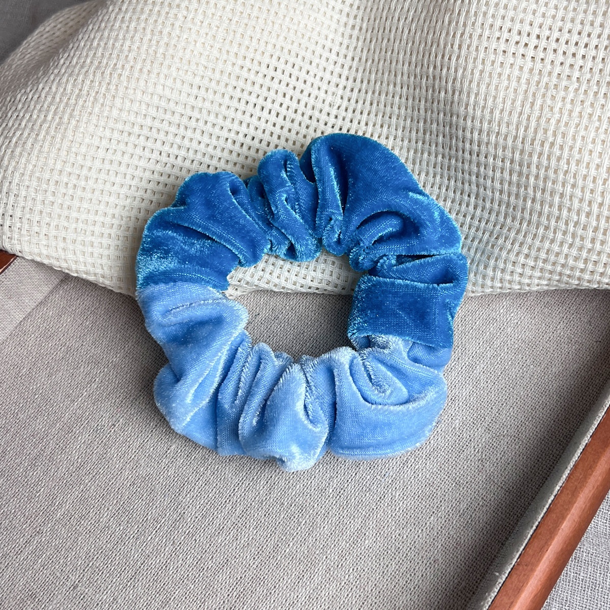 Women's Classic Color Block Cloth Hair Tie for Vacation Spring Summer