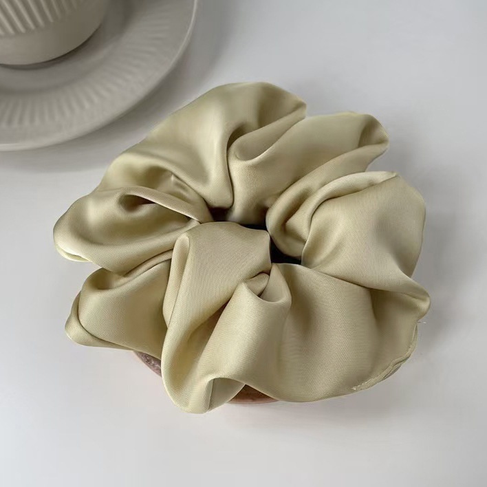 Women's Cute Handmade Cloth Hair Tie For Daily Wear Solid Color