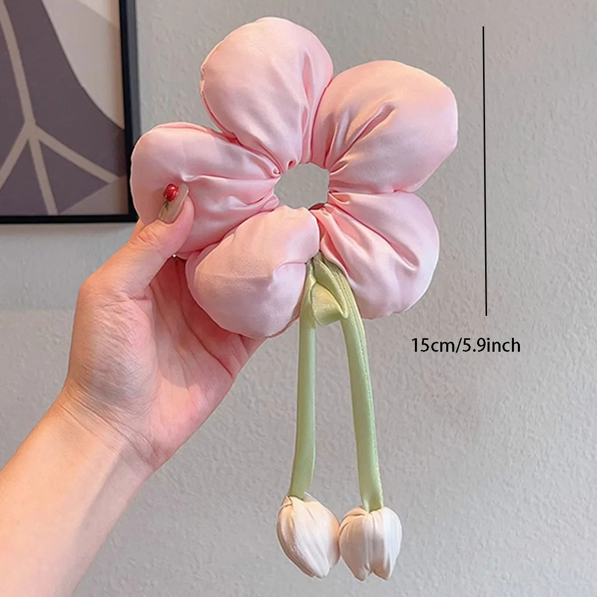 Women's Fabric Hair Tie Bohemian Floral Scrunchie Outdoor Wear