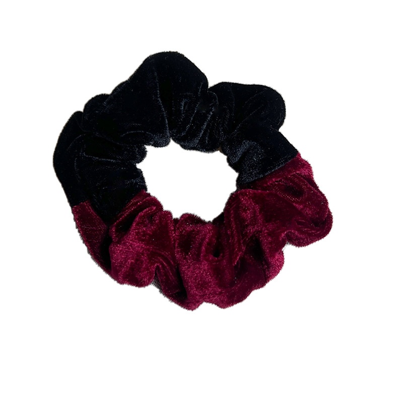 Women's Classic Color Block Cloth Hair Tie for Vacation Spring Summer