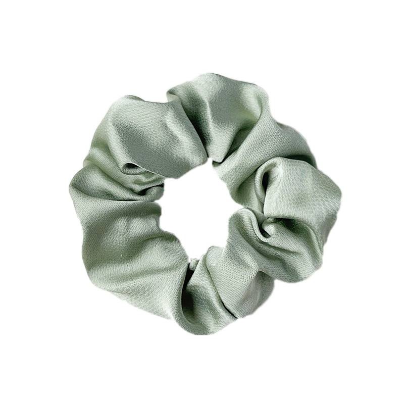 Women's Daily Retro Satin Rib-Knit Hair Scrunchie Solid Color