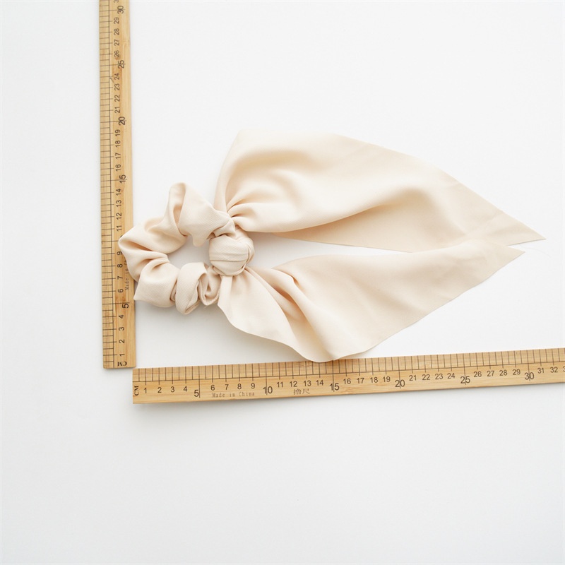 Women's Elegant Nylon Hair Tie for Casual Holiday Solid Color