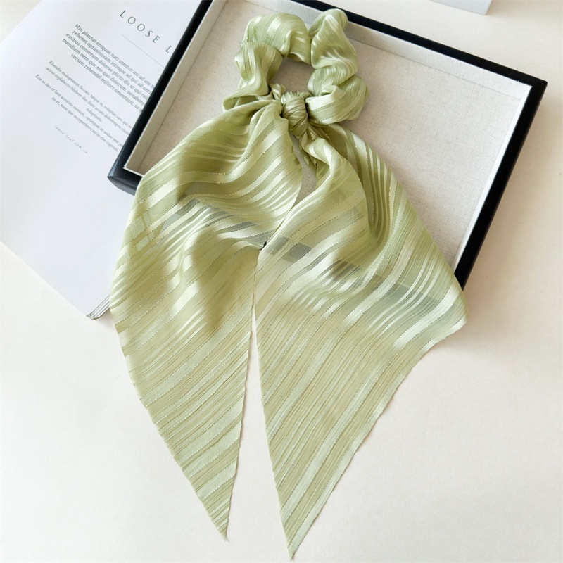 Women's Elegant Cloth Hair Tie for Holiday and Street Solid Color