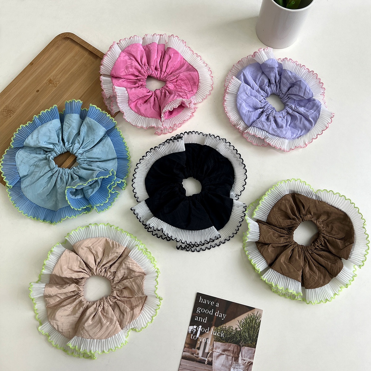 Women's Daily Casual Cloth Hair Tie Sweet Colorful Pattern