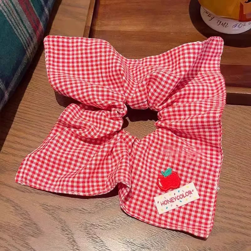 Women's Elegant Cloth Scarf Bowknot Hair Bands Geometric Pattern