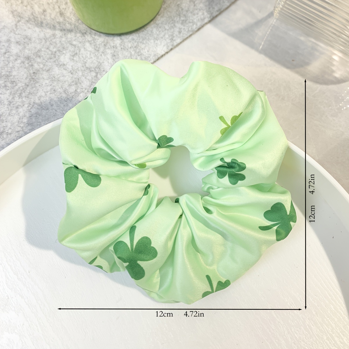 Women's Daily Festival Simple Cloth Hair Tie Shamrock Pattern