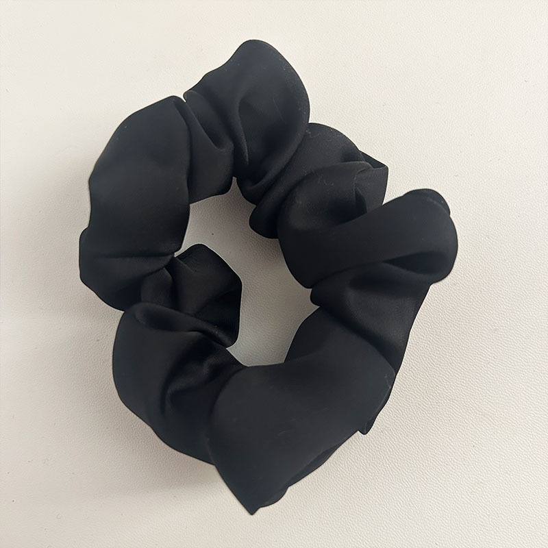 Women's High Elasticity Cloth Hair Ties For High Ponytail Solid Color