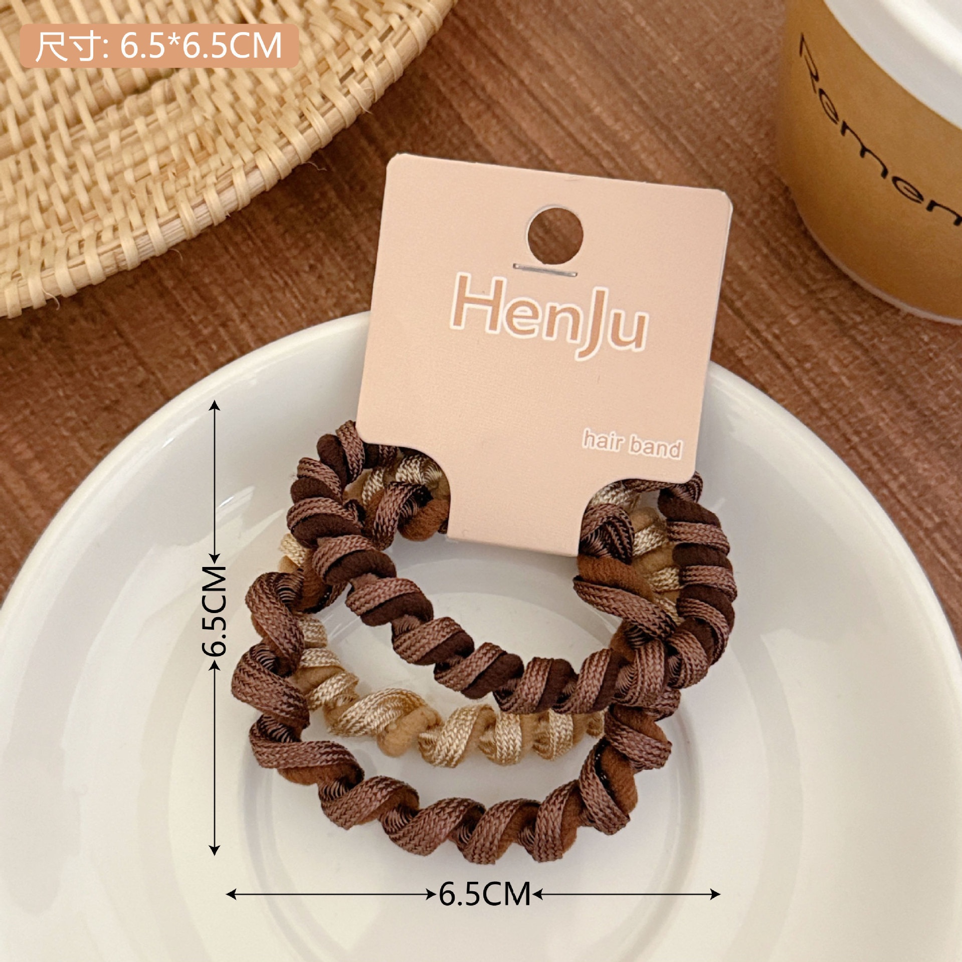 Girls High Elastic Rubber Ponytail Holder Hair Tie Colorful Fresh