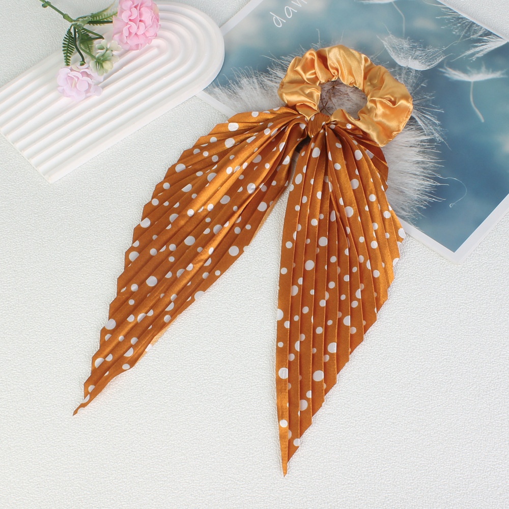 Women's Handmade Cloth Elastic Scrunchie Hair Bun Polka Dots