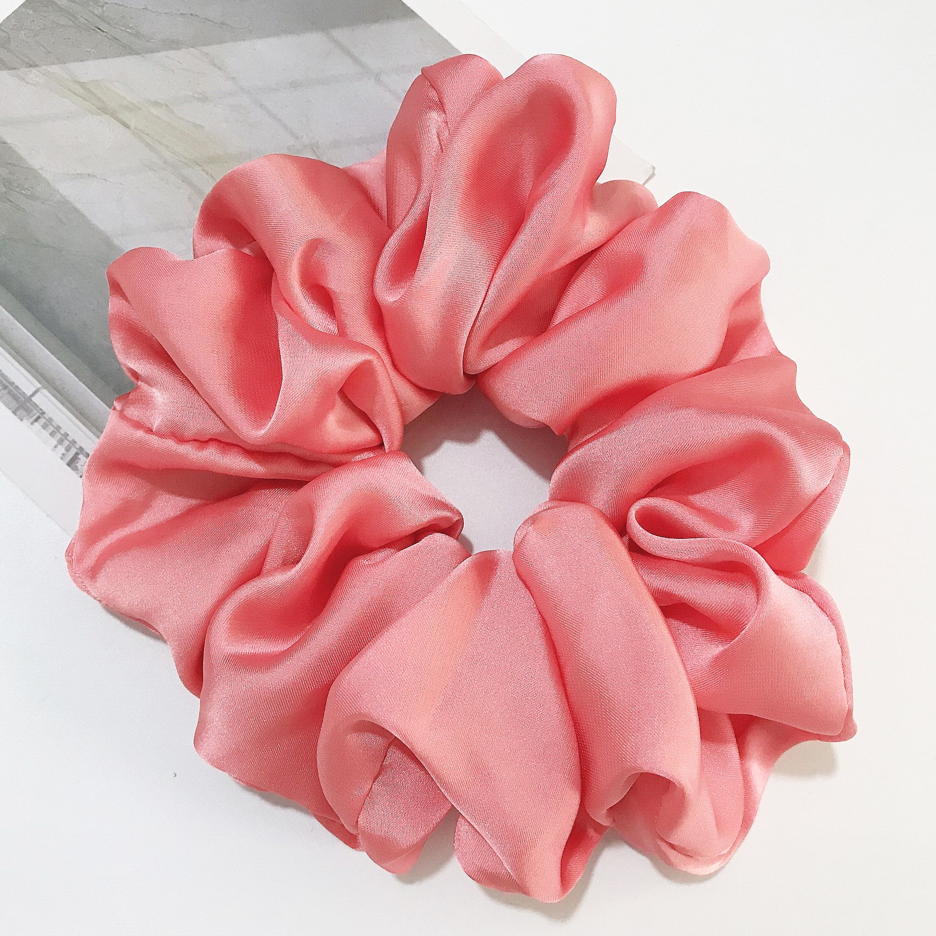 Women's Cute Handmade Cloth Hair Tie For Daily Wear Solid Color