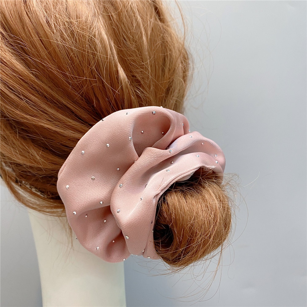 Women's Retro Plaid Wave Diamond Hair Tie Elegant Wedding Travel Headwear