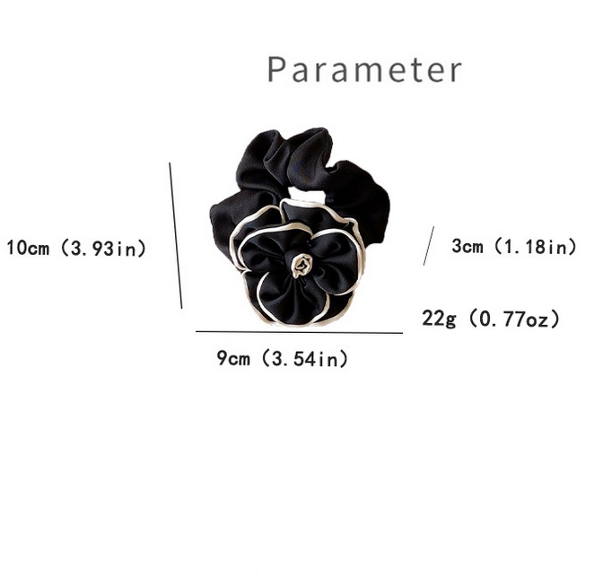 Women's IG Style Daily Satin Scrunchie Hair Tie Floral Pattern