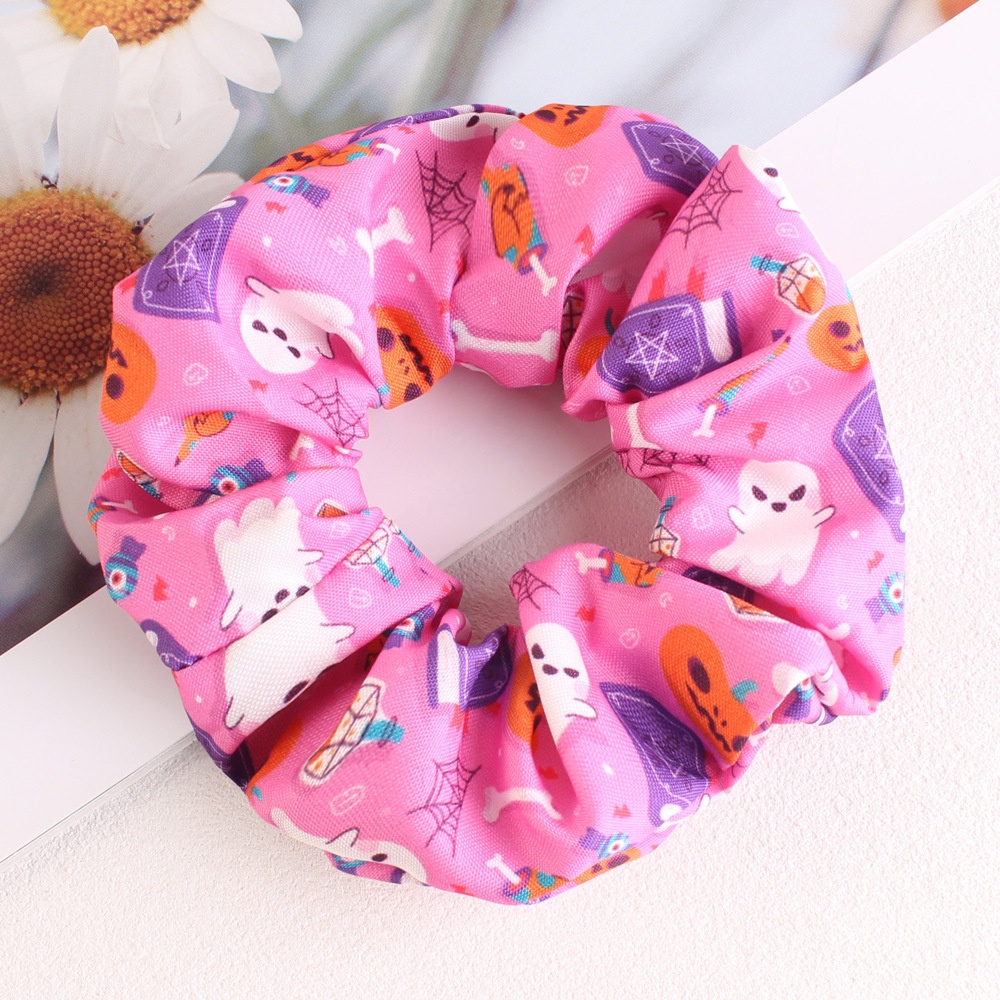 Women's Simple Halloween Elastic Cloth Hair Ties Festive Hair Bands