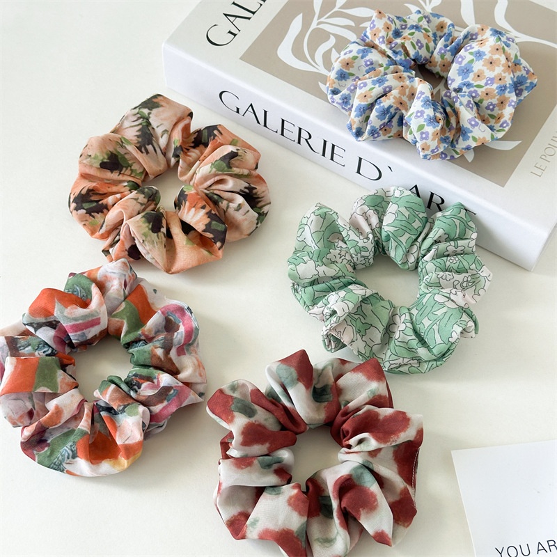 Women's Sweet Cloth Hair Tie For Daily Holiday Printed Pattern