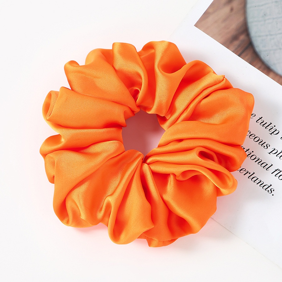 Women's Cute Handmade Cloth Hair Tie For Daily Wear Solid Color