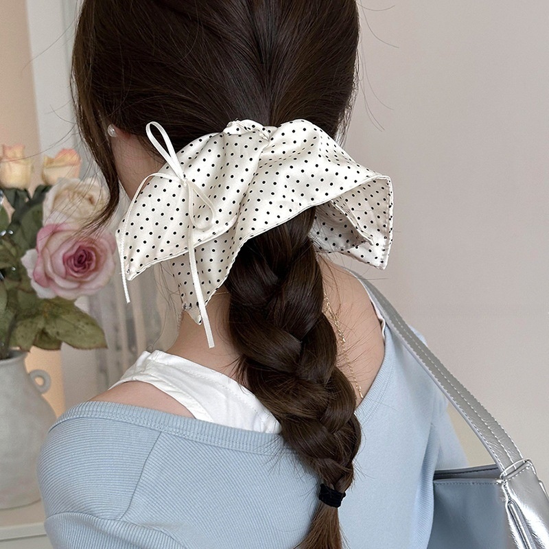 Women's Daily Holiday Fabric Bowknot Hair Tie Simple Color Block
