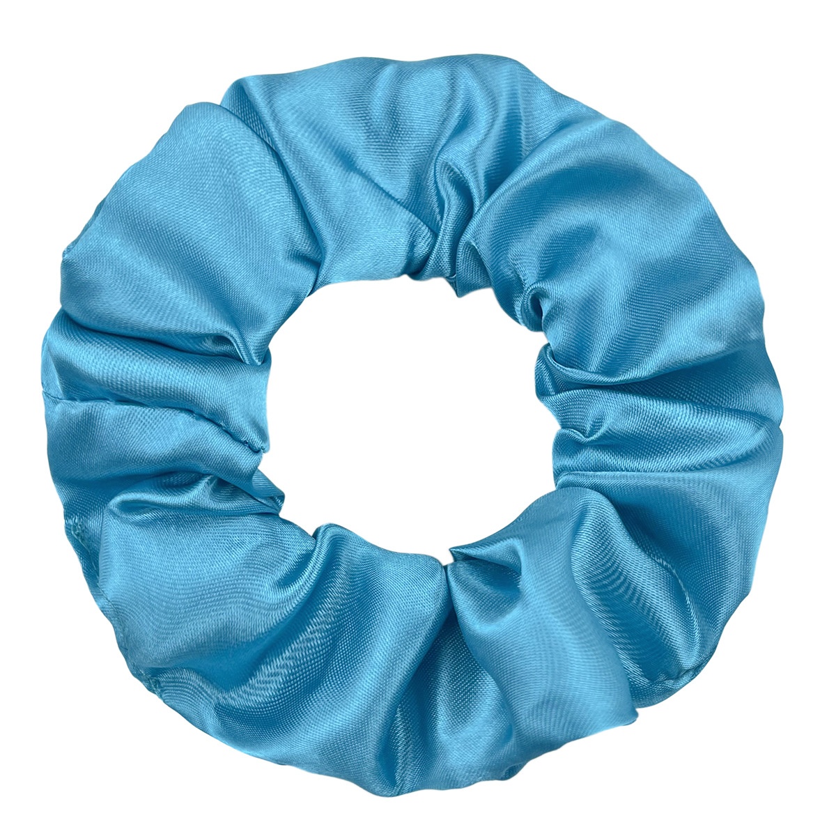 Women's Everyday Rib-Knit Cloth Ponytail Hair Ties Solid Color