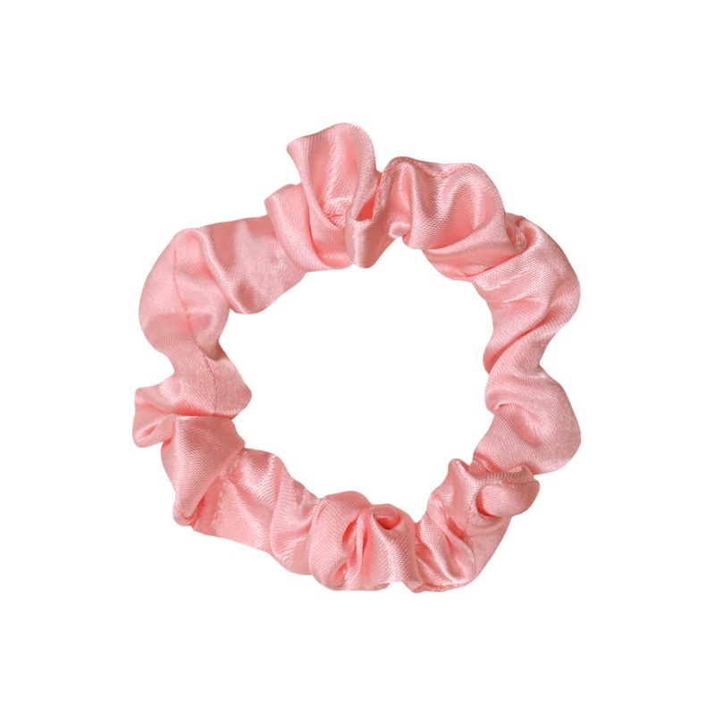 Women Versatile French Satin Hair Ties Daily Wear Solid Multi-Color