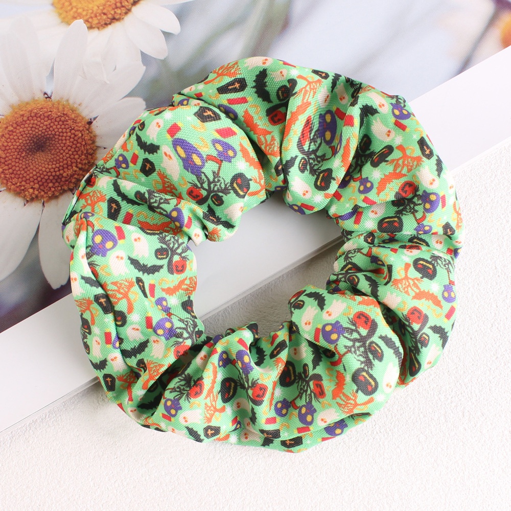 Women's Simple Halloween Elastic Cloth Hair Ties Festive Hair Bands