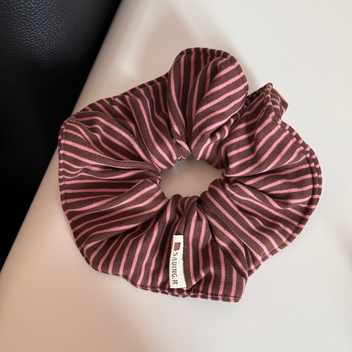 Large Striped Fabric Headband Super Elastic Retro Lazy Polyester Headband Suitable For All Seasons