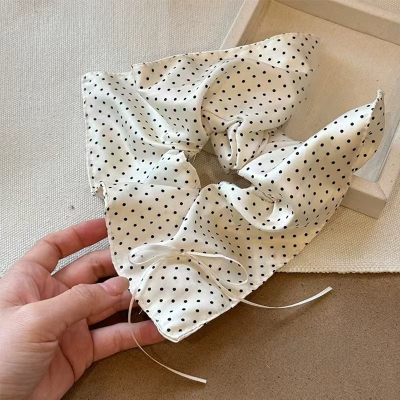 Women's Elegant Daily Cloth Bowknot Hair Tie Splicing Polka Dots