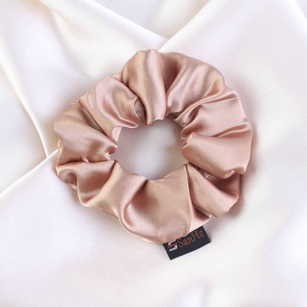 Women's Casual Daily Smooth Satin Scrunchie Hair Tie Solid Color