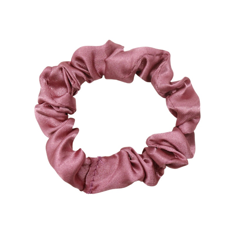 Women Versatile French Satin Hair Ties Daily Wear Solid Multi-Color