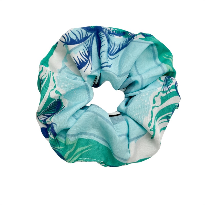 Women's Casual Holiday Handmade Cloth Hair Tie Summer Floral Print