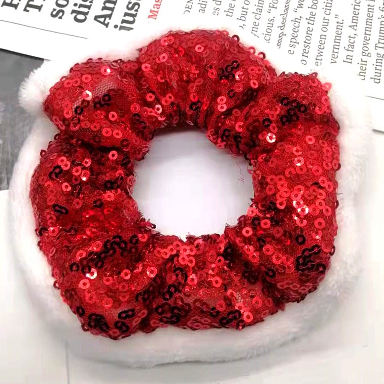 Women's Daily Party Cloth Ponytail Hair Tie Geometric Sequins